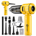 4-in-1 Cordless Vacuum Cleaner & Blower | 15000PA Suction | 6000mAh Battery | For Car, Home, Sofa & Curtains