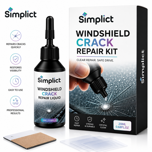Simplict™ Windshield Crack Repair Kit (Pack of 2)