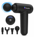 Gun Massager Silicone Head, 4000mAh Battery, Pain Relief, Deep Tissue Full Body Gun Massager