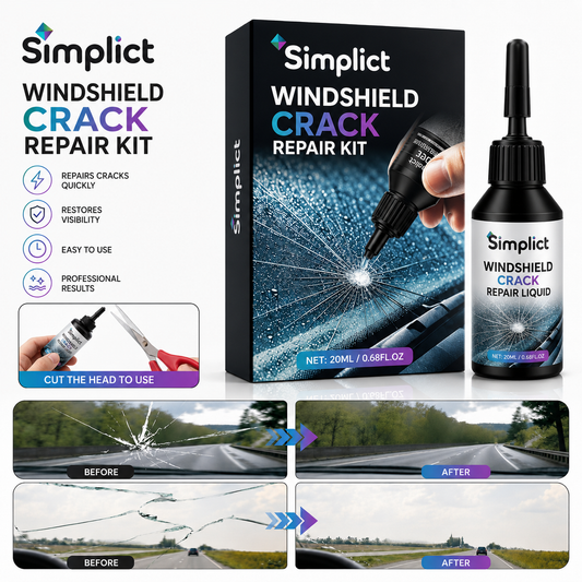 Simplict™ Windshield Crack Repair Kit (Pack of 2)