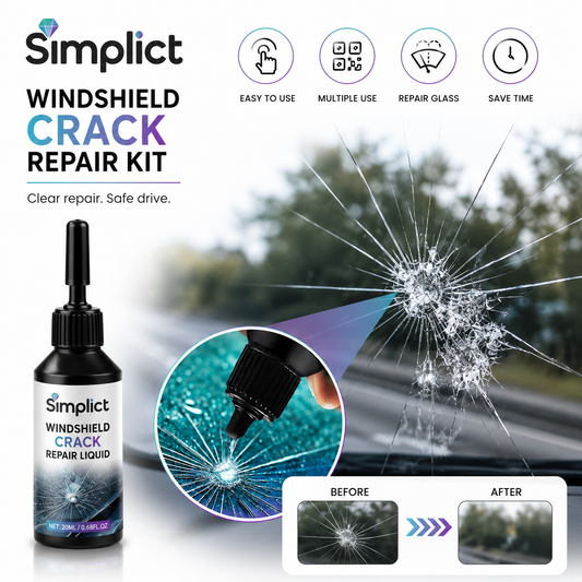 Simplict™ Windshield Crack Repair Kit (Pack of 2)