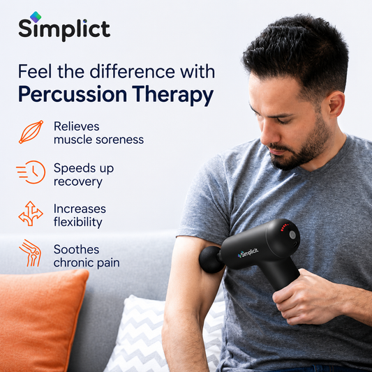 Gun Massager Silicone Head, 4000mAh Battery, Pain Relief, Deep Tissue Full Body Gun Massager