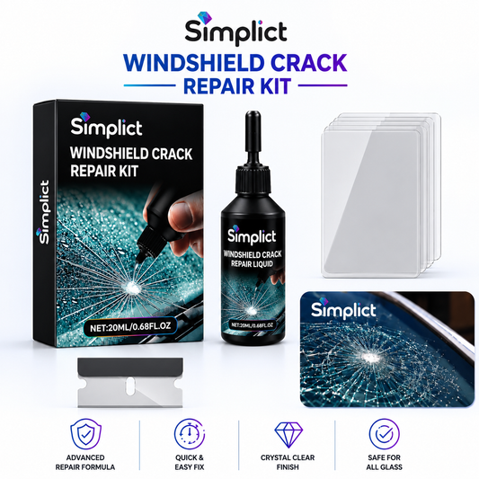 Simplict™ Windshield Crack Repair Kit (Pack of 2)