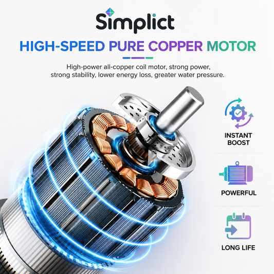Simplict™ Cordless High Pressure Washer Gun Kit | 24 Months Warranty