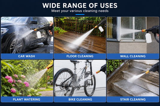Simplict™ Cordless High Pressure Washer Gun Kit | 24 Months Warranty